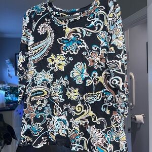 Chico’s top size 2.5. Paisley print